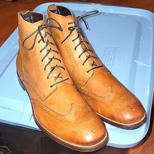 Stafford Wingtip Lace up Boots